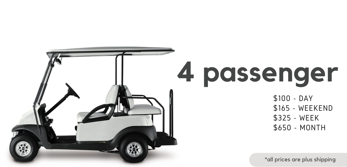 Rental Clear Creek Golf Car